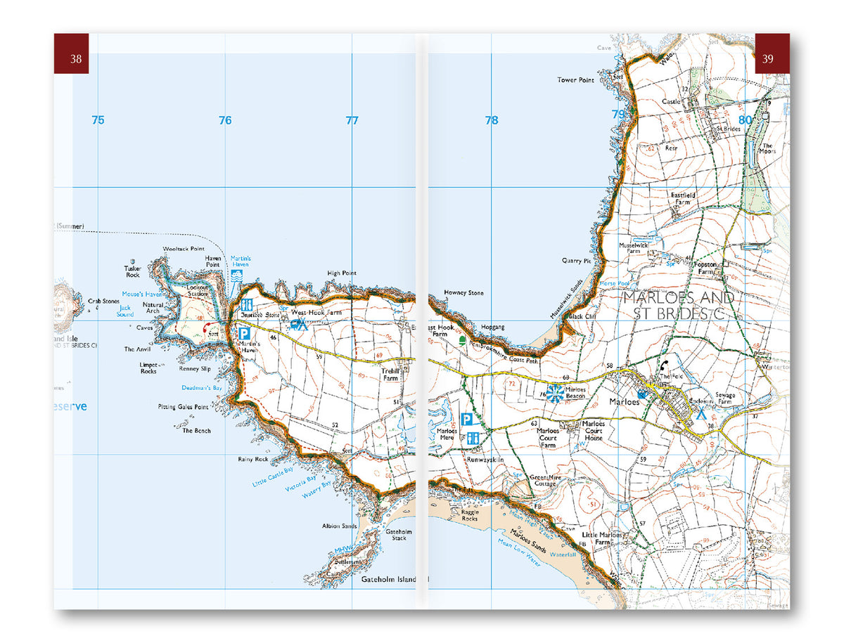 Pembrokeshire Coast Path Map Booklet - Route Photos