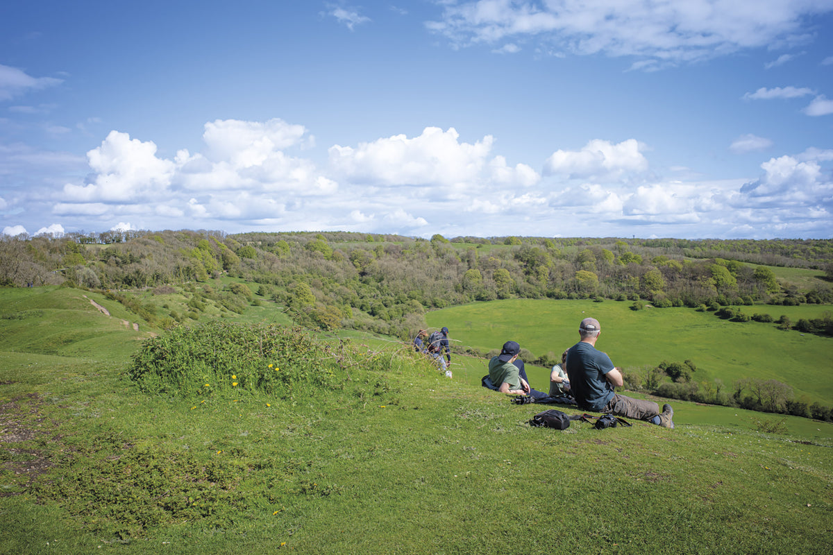 The Cotswold Way - Route Photos - Fine views from Haresfield Beacon
