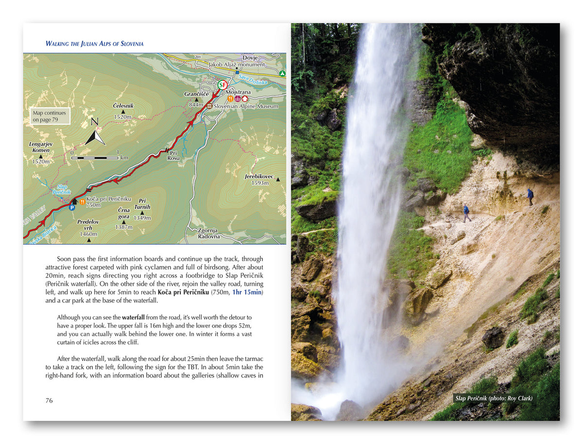 Walking the Julian Alps of Slovenia - Route Photos