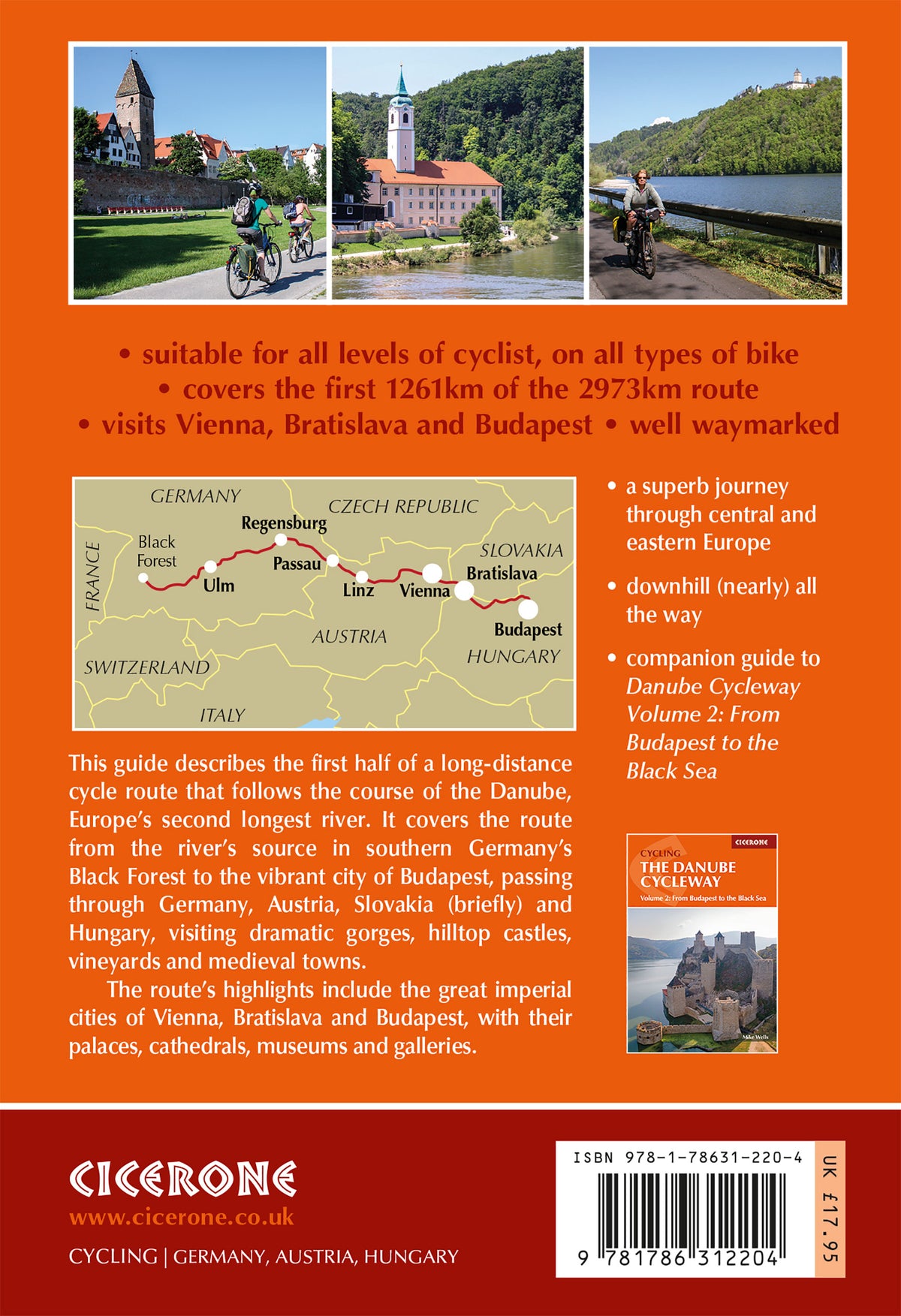 The Danube Cycleway Volume 1 - Back Cover