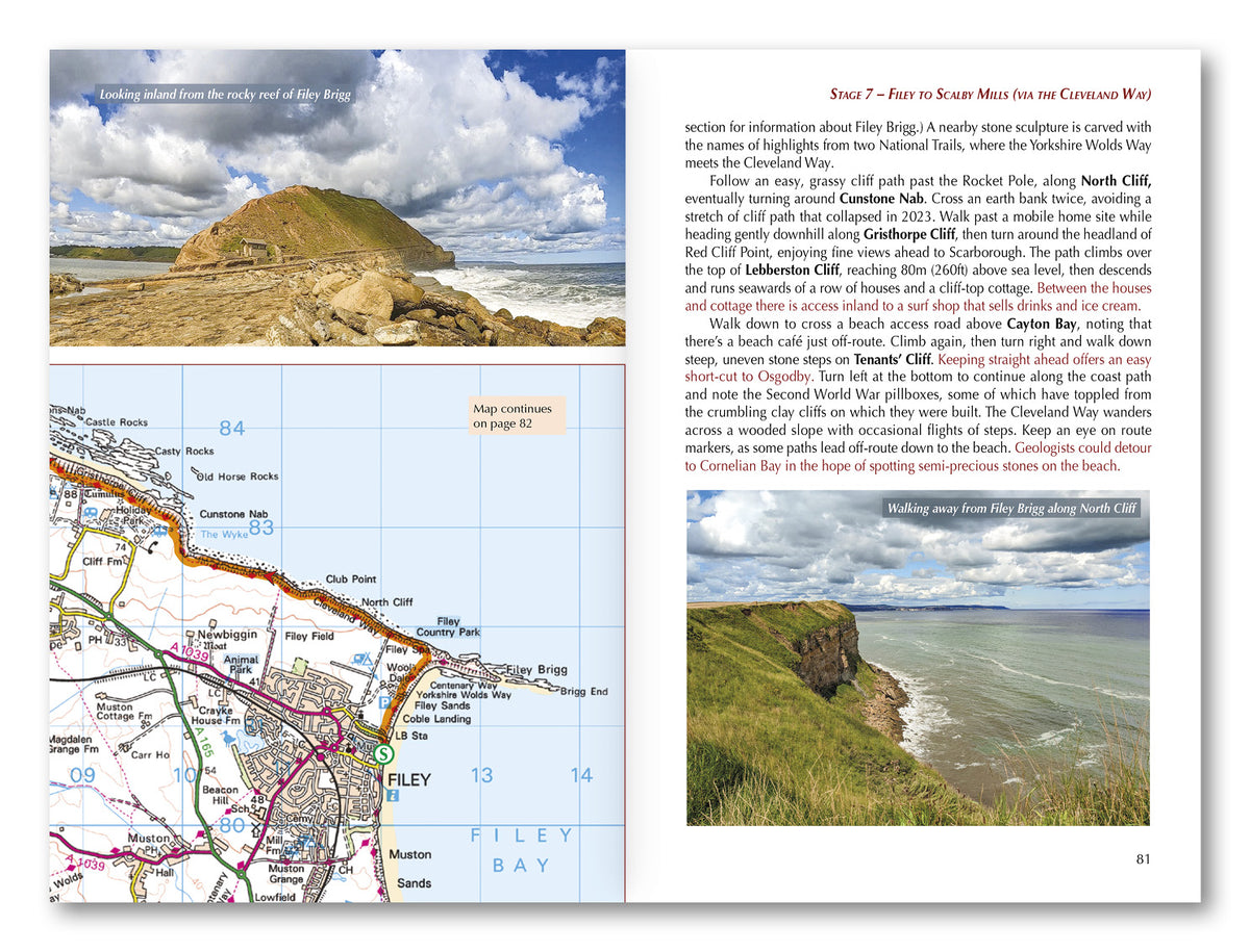 The Cleveland Way and the Yorkshire Wolds Way - Route Photos