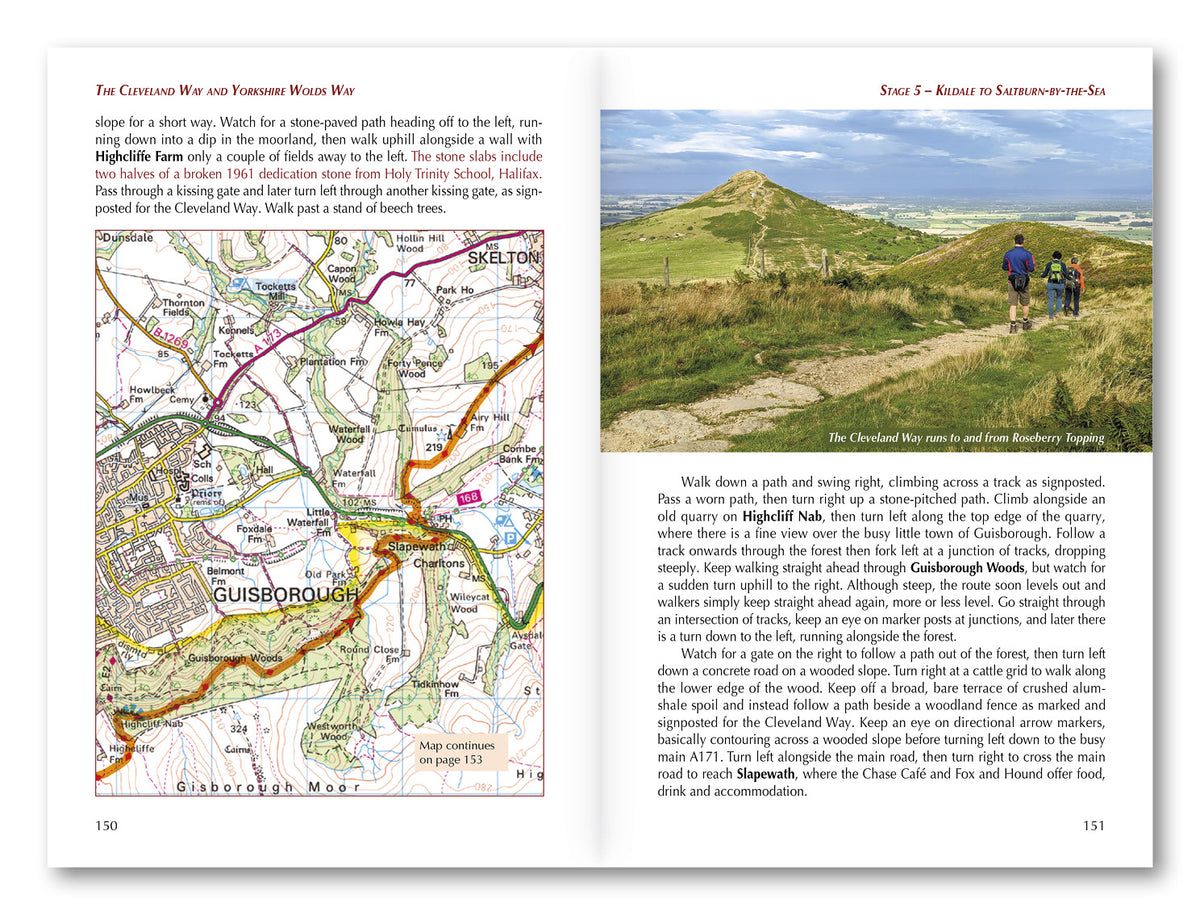 The Cleveland Way and the Yorkshire Wolds Way - Route Photos
