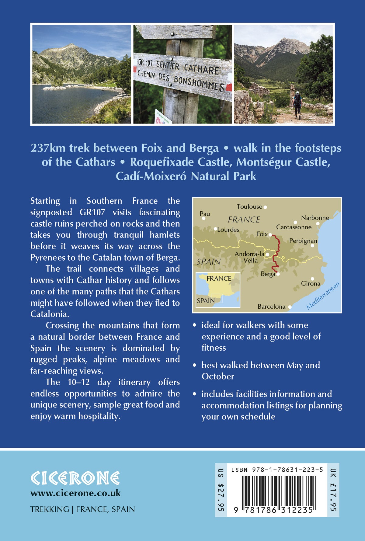 Trekking the Cami dels Bons Homes - Back Cover