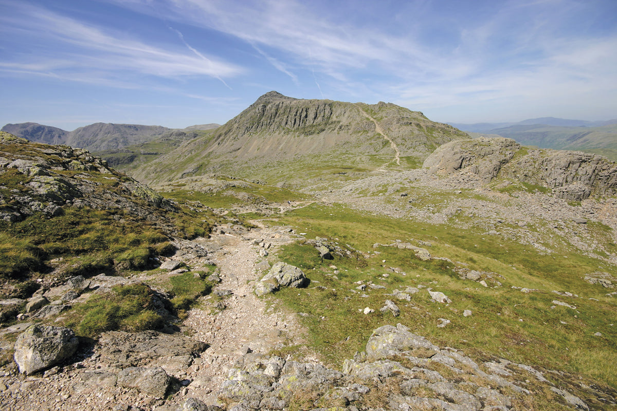 Lake District: High Level and Fell Walks - Route Photos - Bow Fell is one of the highest fells in the Lake District (Walk 19)
