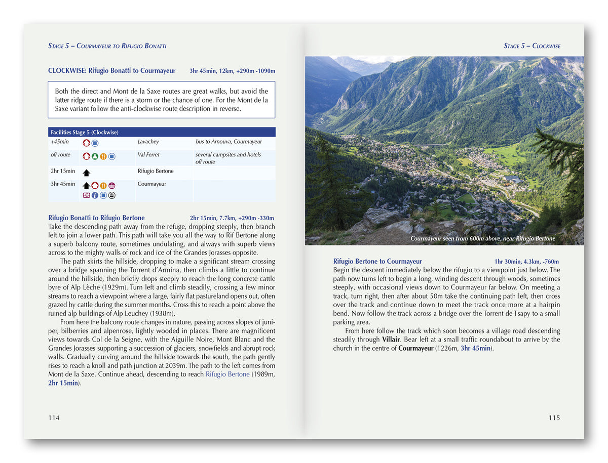 Trekking the Tour du Mont Blanc - Route Photos