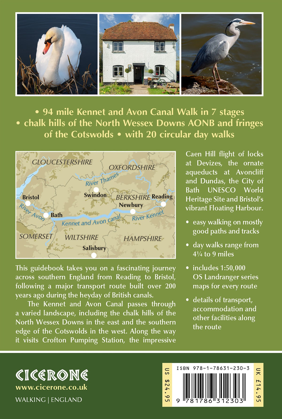 The Kennet and Avon Canal - Back Cover