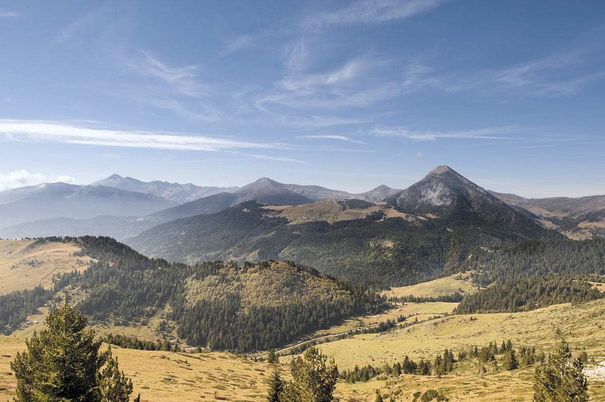 The Peaks of the Balkans Trail - Route Photos - View from the trail above Milishevc