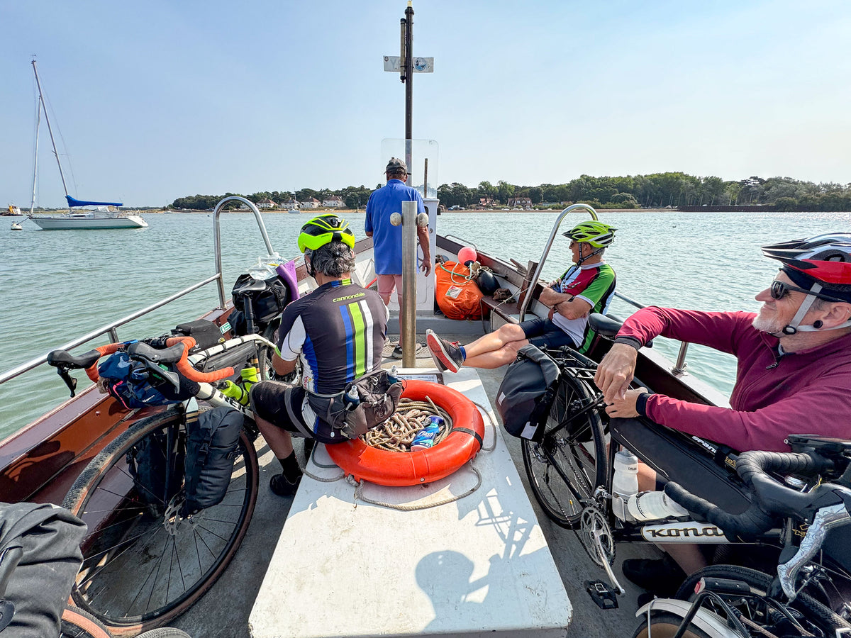 Bikepacking - South East Gravel - Route Photos - The Felixstowe ferry crossing is popular with cyclists
