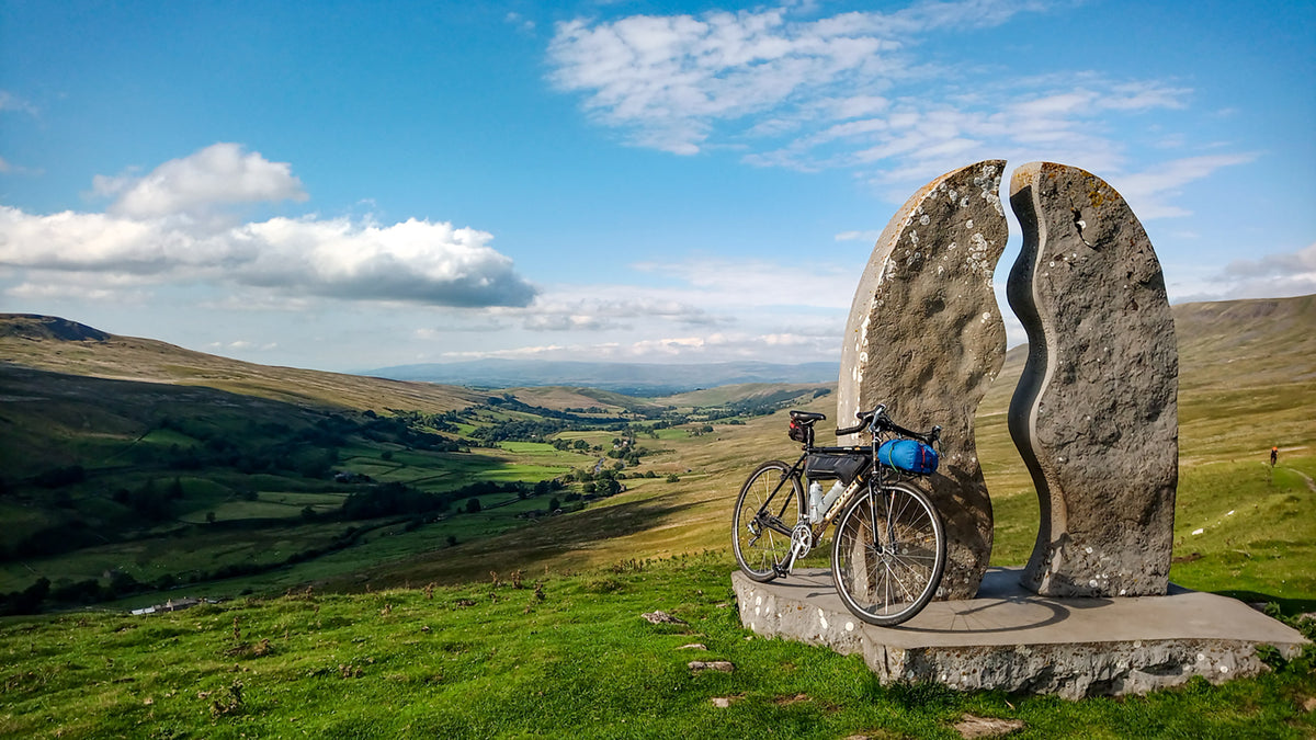 Bikepacking in the Yorkshire Dales and North York Moors - Route Photos - The Watercut sculpture at Mallerstang