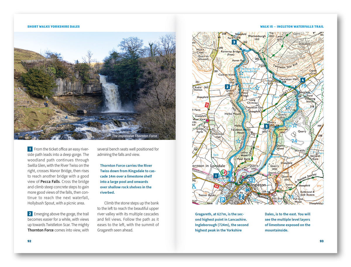 15 Short Walks in the Yorkshire Dales - Sedbergh, Kirkby Lonsdale and Ingleton - Route Photos