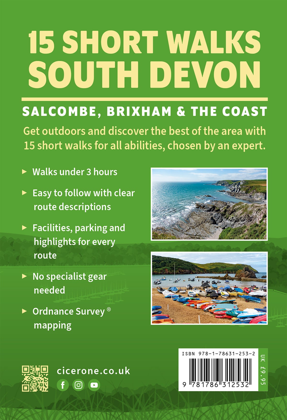 15 Short Walks in South Devon - Salcombe, Brixham and the coast - Back Cover