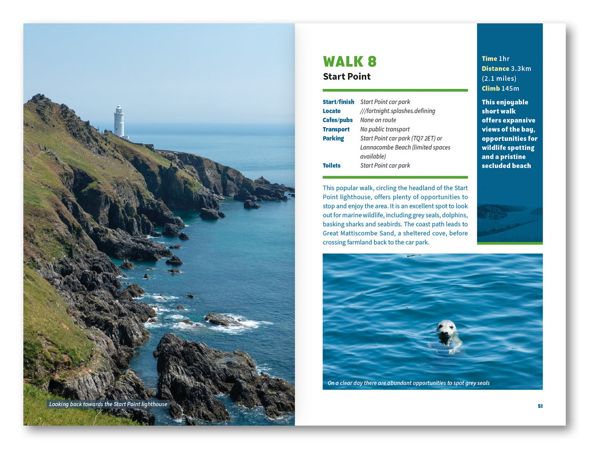 15 Short Walks in South Devon - Salcombe, Brixham and the coast - Route Photos
