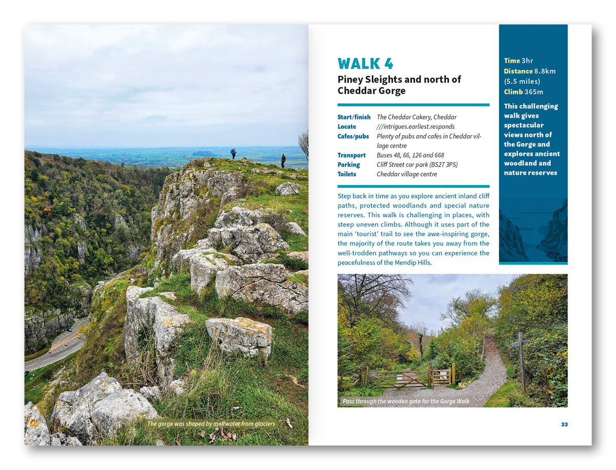 15 Short Walks Cheddar and the Mendips - Route Photos