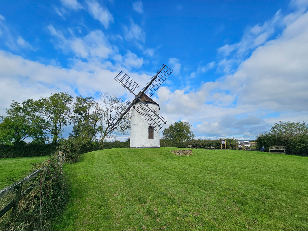 15 Short Walks Cheddar and the Mendips - Route Photos - The mill was last working in 1927 but a windmill has been on the site since 1317