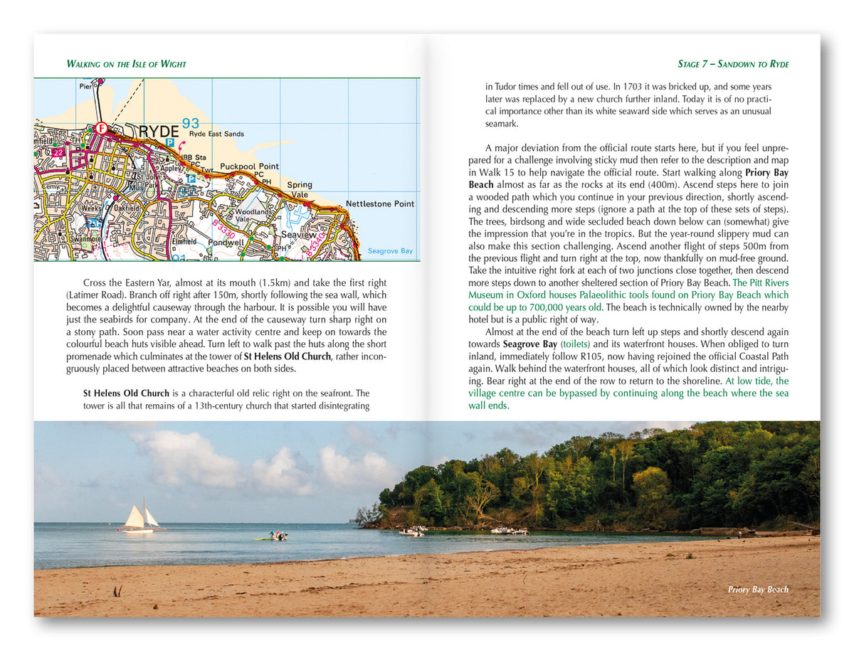 Walking on the Isle of Wight - Route Photos