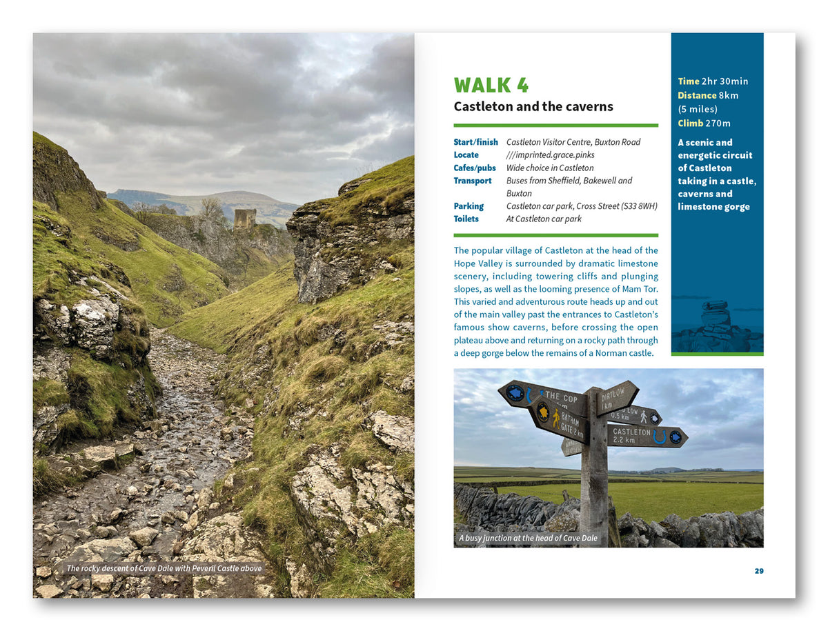 15 Short Walks in the Peak District - Edale and the Hope Valley - Route Photos