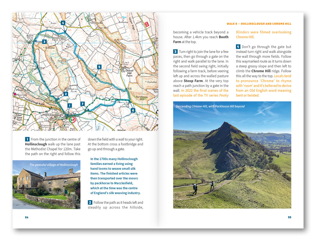 15 Short Walks in the Peak District - Buxton, Dove Dale and the South West Peak - Route Photos
