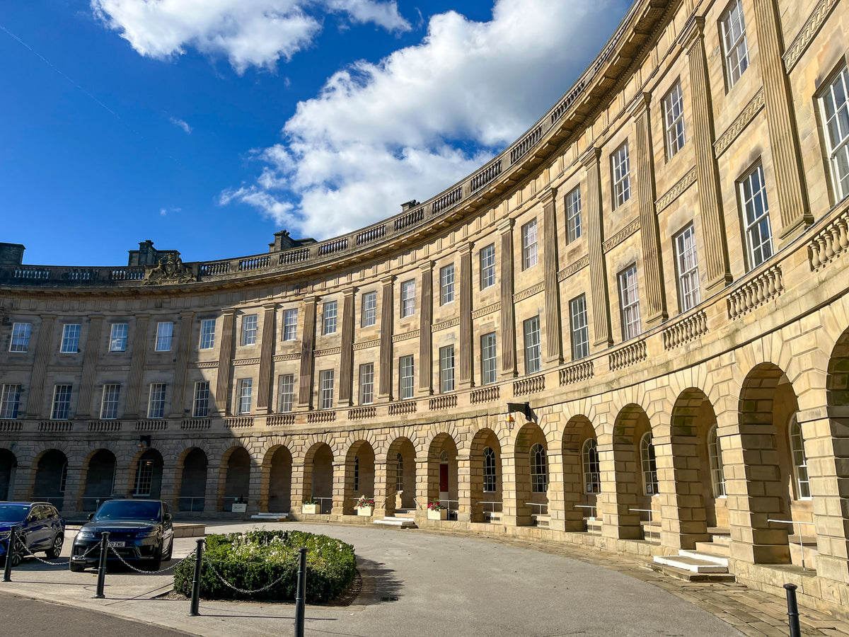 15 Short Walks in the Peak District - Buxton, Dove Dale and the South West Peak - Route Photos - The Crescent in Buxton