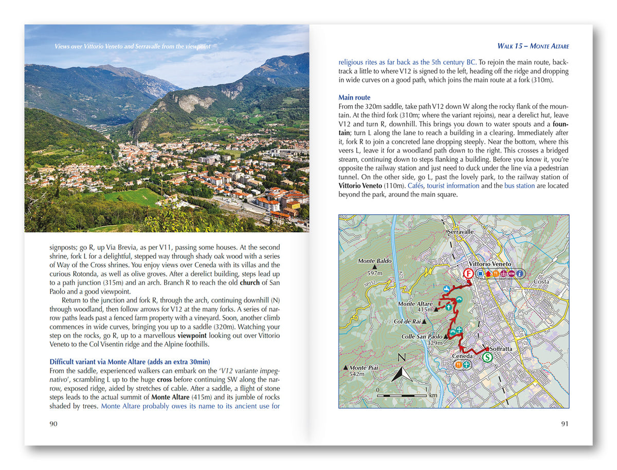 Walking in the Prosecco Hills - Route Photos