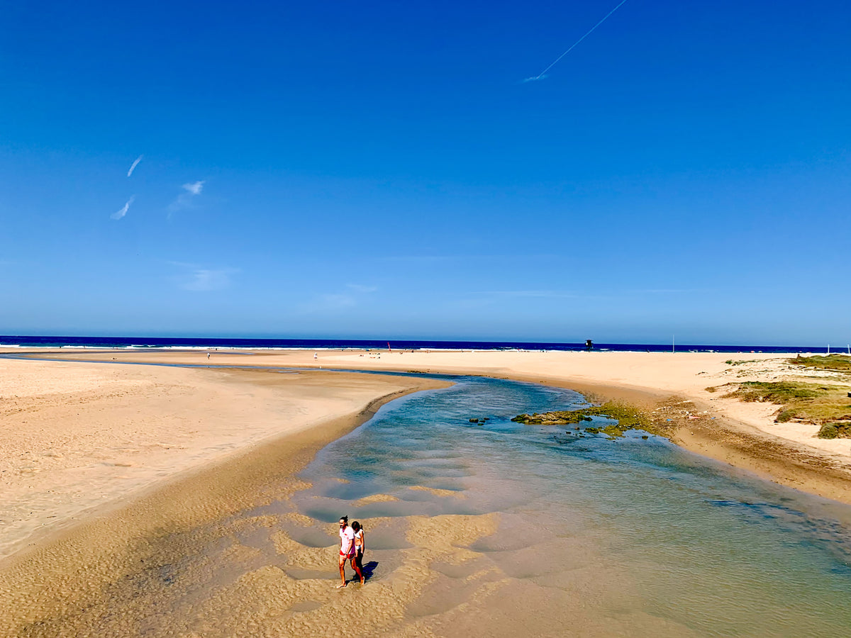 Coastal Walks in Andalucia - Route Photos - View from the bridge over the Río Salado, Playa de Castilnovo (Walk 5)