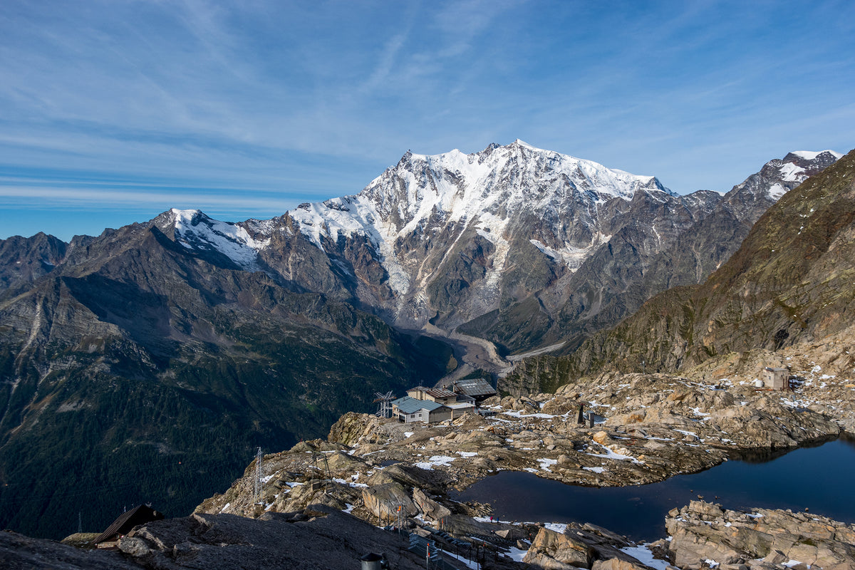 Hiking the Tour of Monte Rosa - Route Photos - Monte Rosa from the Monte Moro
