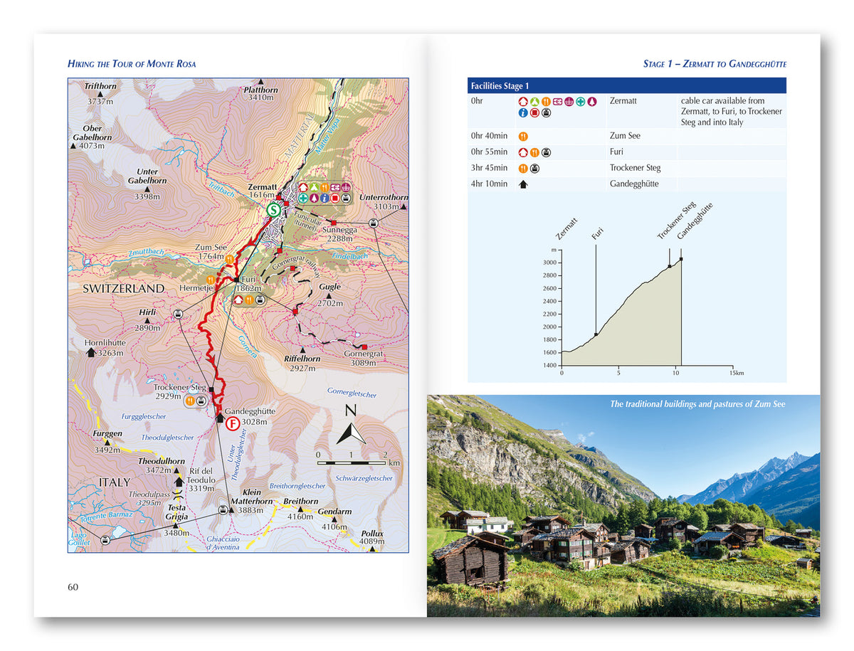 Hiking the Tour of Monte Rosa - Route Photos