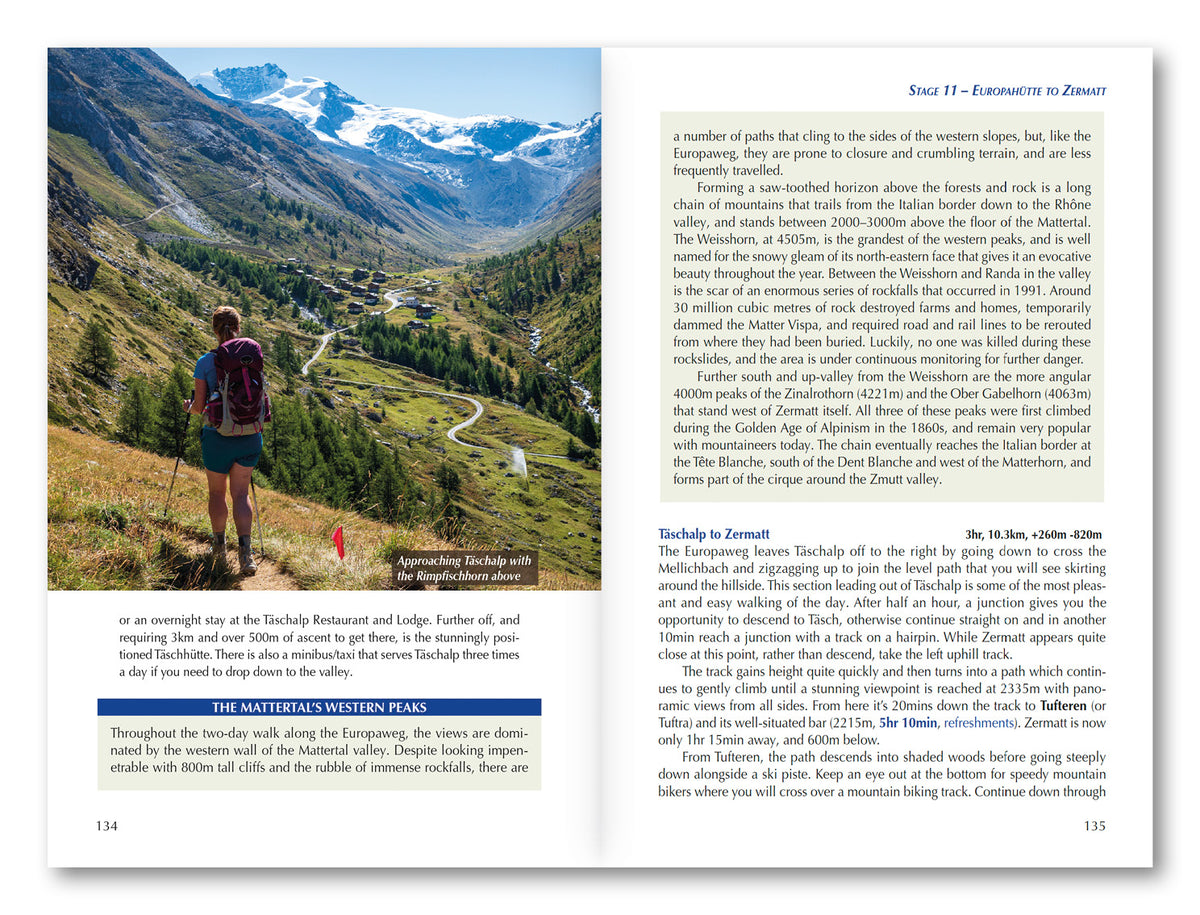 Hiking the Tour of Monte Rosa - Route Photos