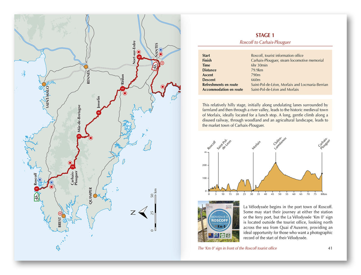Cycling La Velodyssee - Route Photos