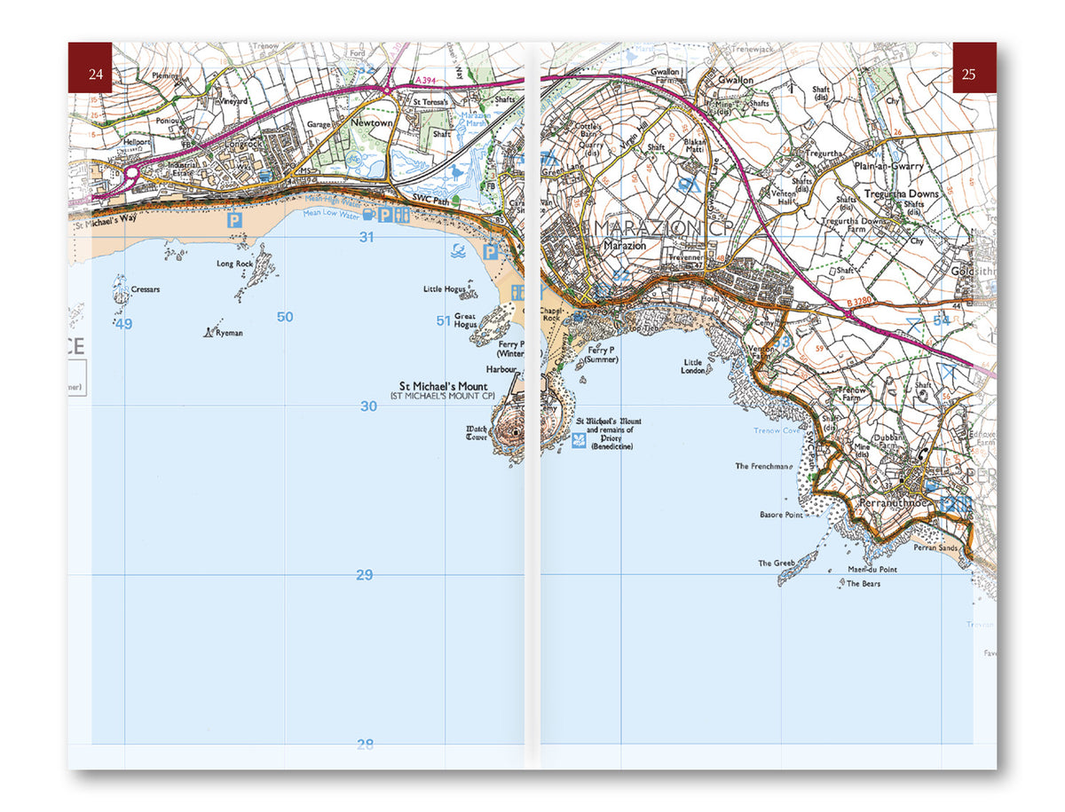 South West Coast Path Map Booklet - Vol 2: St Ives to Plymouth - Route Photos