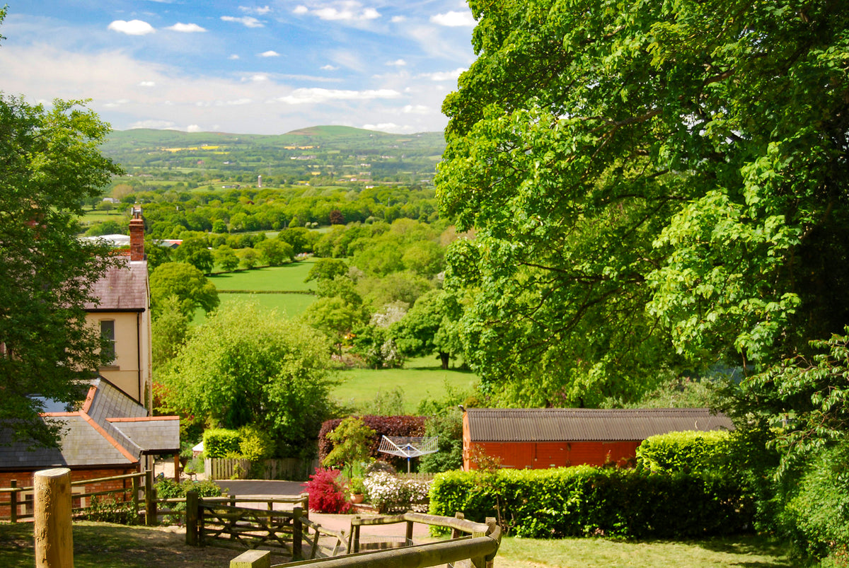 Offa's Dyke Path - Route Photos - The Vale of Clwyd from Brynllithrig Hall on the edge of Rhuallt