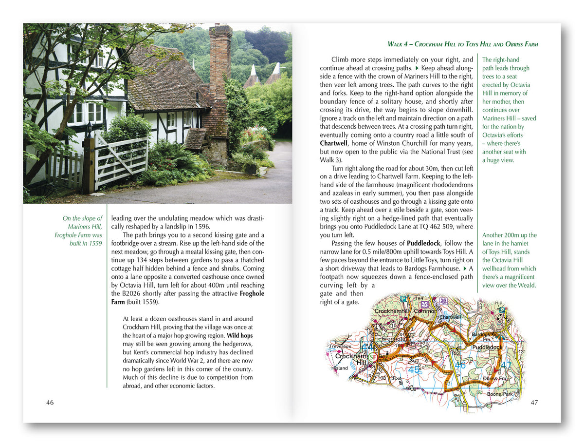 Walking in Kent - Route Photos