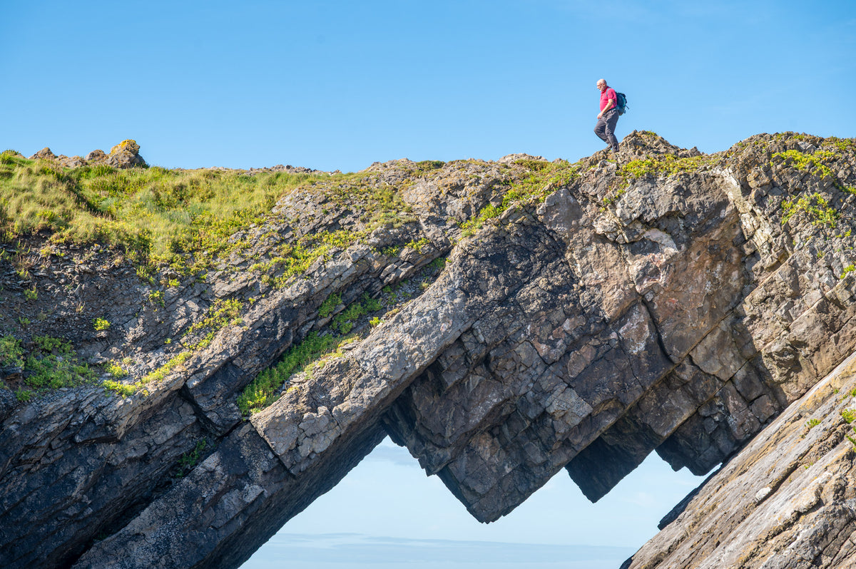 Walking in Gower - Route Photos - Devil’s Bridge on Worms Head
