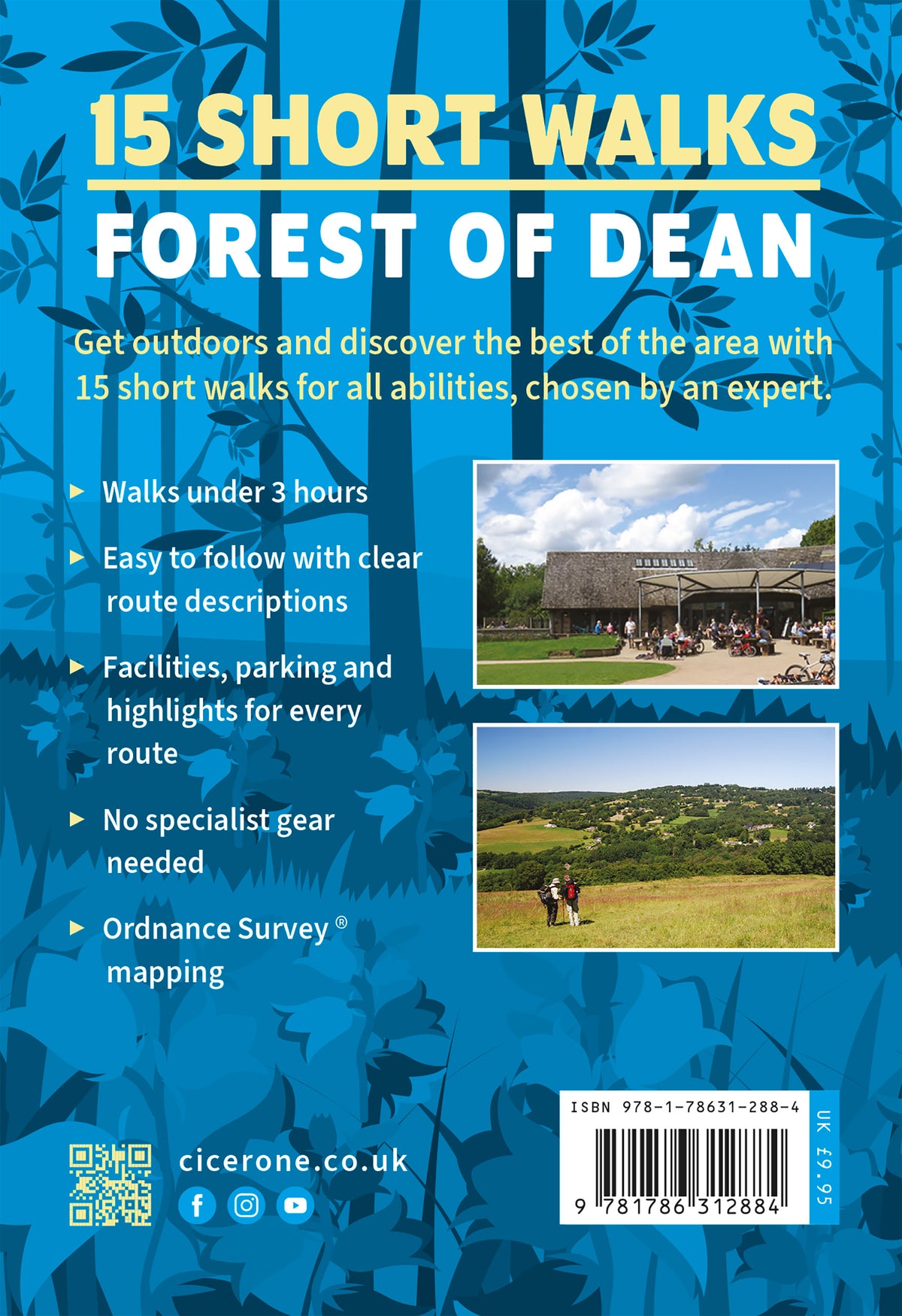 15 Short Walks in the Forest of Dean - Back Cover