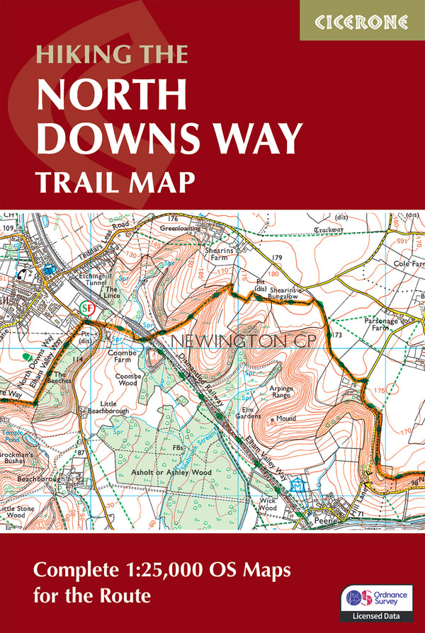 Hiking the North Downs Way Trail Map