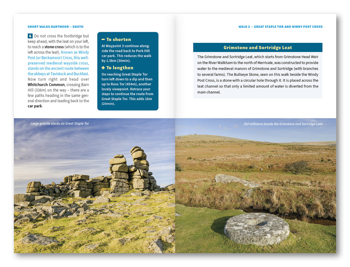 15 Short Walks on Dartmoor South - Ivybridge and Princetown