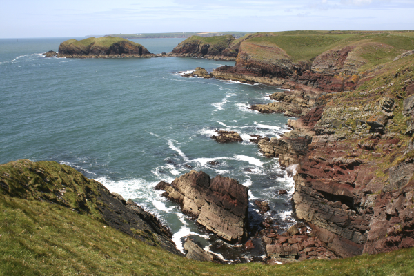 Walking the Pembrokeshire Coast Path with a Cicerone guidebook