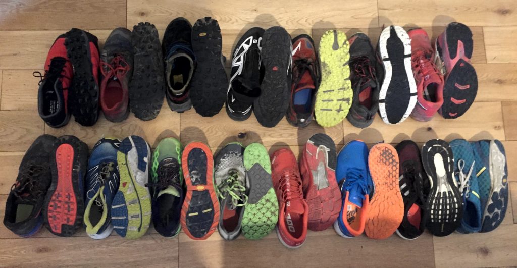 Shoes for fell running, trail running and road running - Do I have too many running shoes?